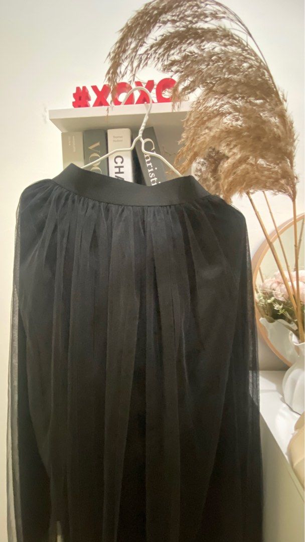 Black tutu deals maxi skirt