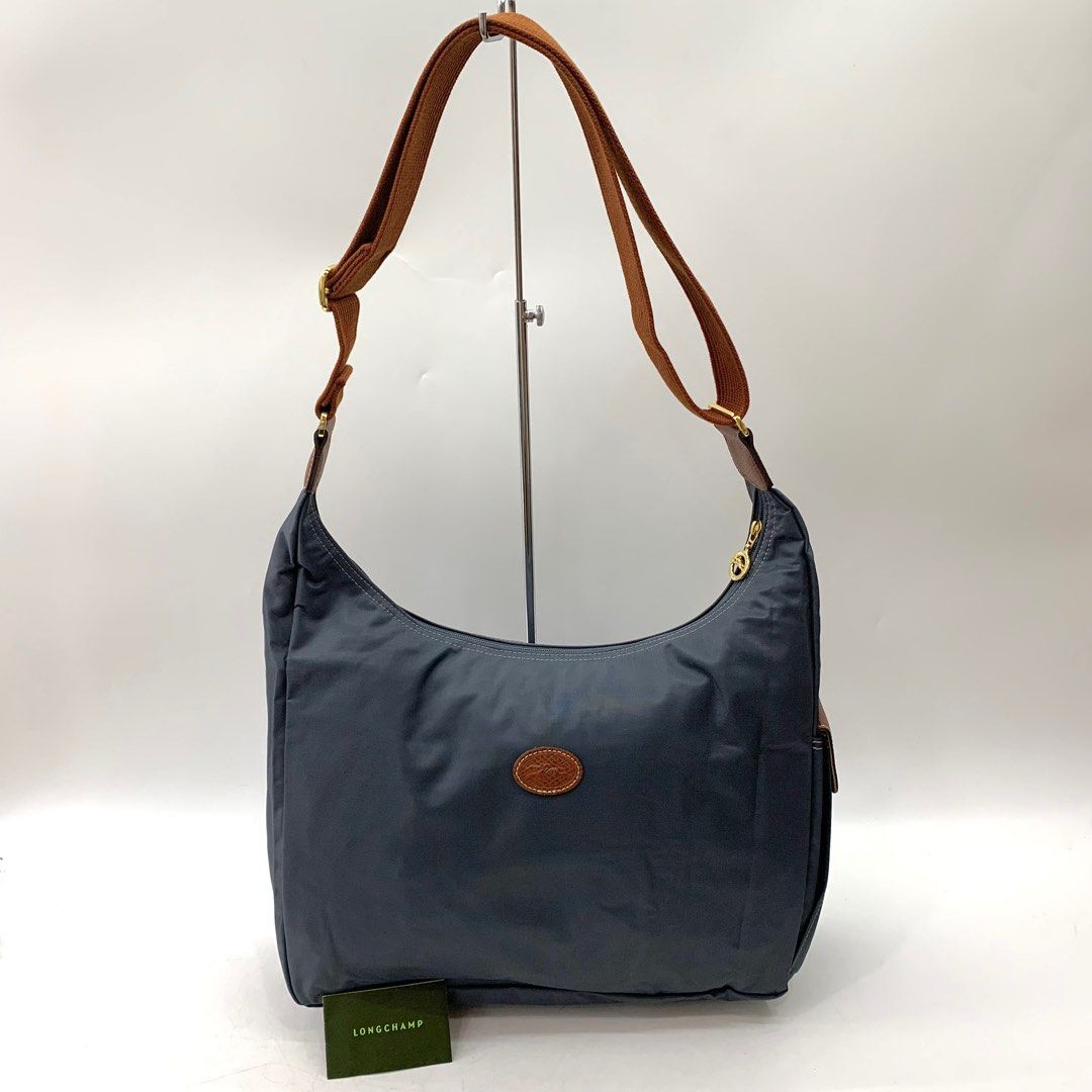 LONGCHAMP BLUE NYLON SHOULDER BAG 237010833 +, Women's Fashion