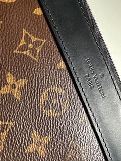 Louis Vuitton Monogram Shadow Embossed Black Pochette Apollo Bag M62903  2018