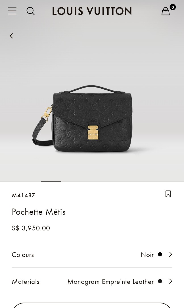 Louis Vuitton Empreinte Pochette Metis M41487
