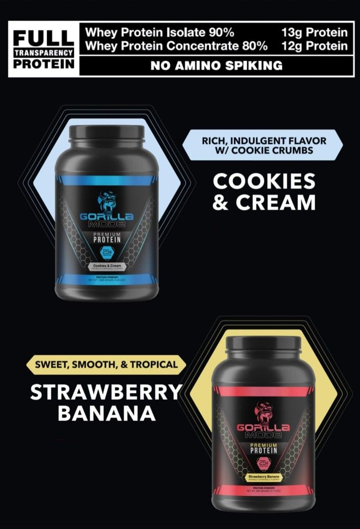 [READY STOCKS] Gorilla Mind Preworkout Mode/Nitric/Energy/Liquid