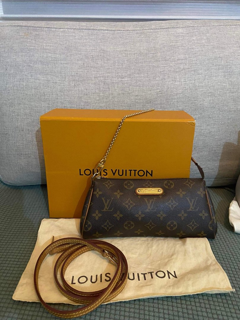 Louis Vuitton Monogram Eva Clutch, Luxury, Bags & Wallets on Carousell