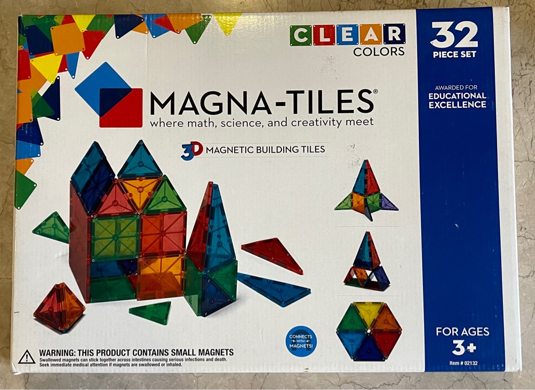 magna tiles 32 piece