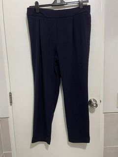 Marks and Spencer Dark Blue Garter Slacks Size 2XL