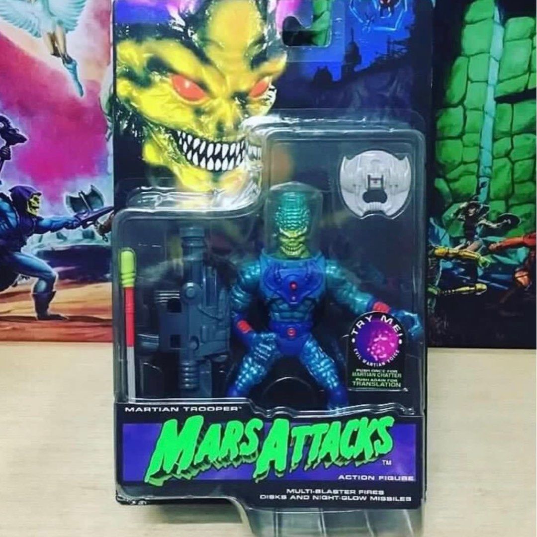 Mars Attacks Martian Trooper Trendmasters 1996 Hobbies Toys Toys