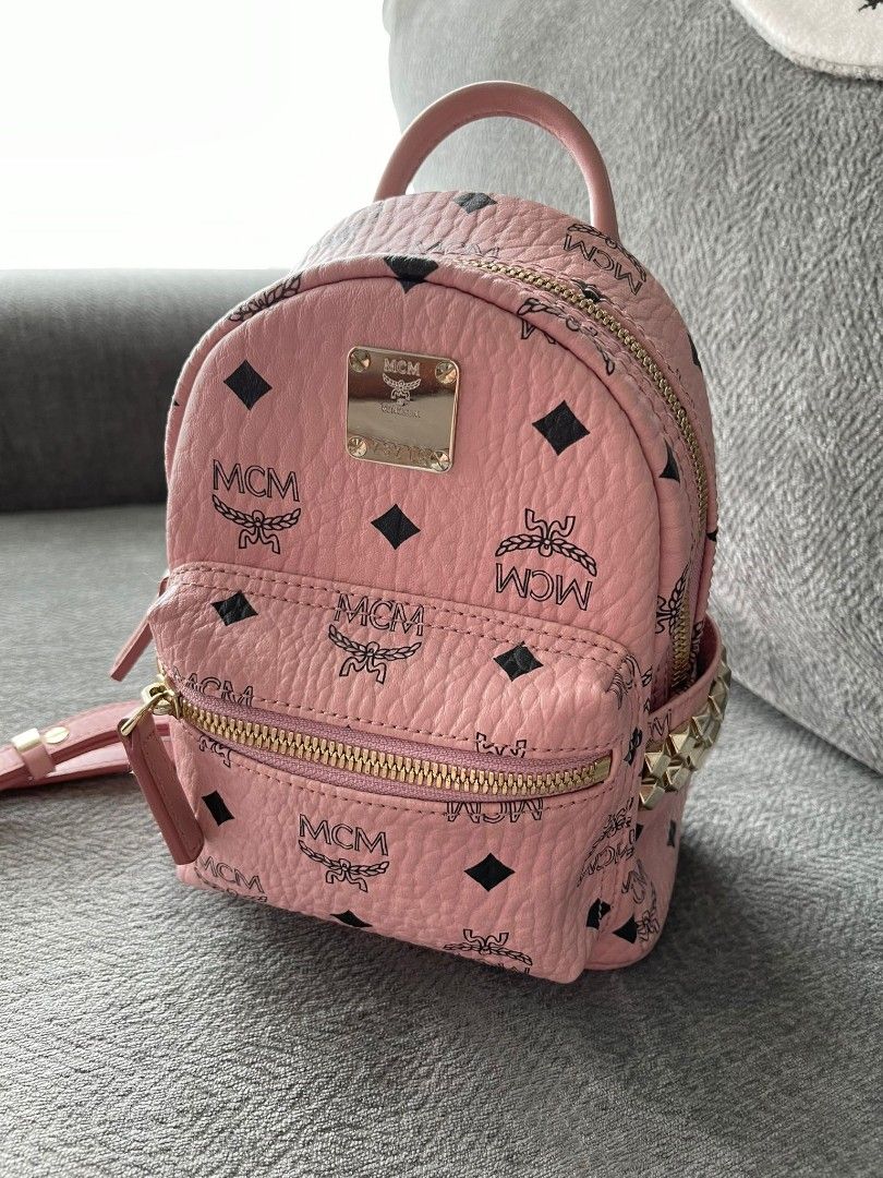 MCM Mini Backpack, Luxury, Bags & Wallets on Carousell