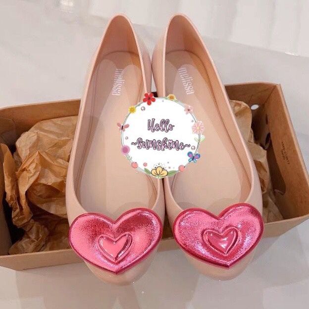 MELISSA SHOES SWEET HEART PINK Fesyen Wanita Sepatu di Carousell