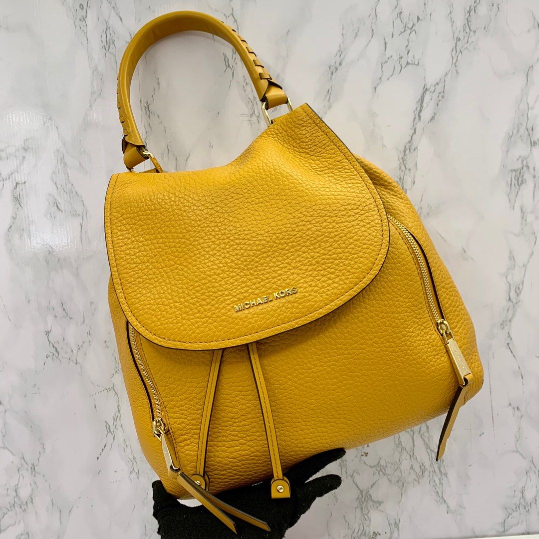 Yellow store mk backpack