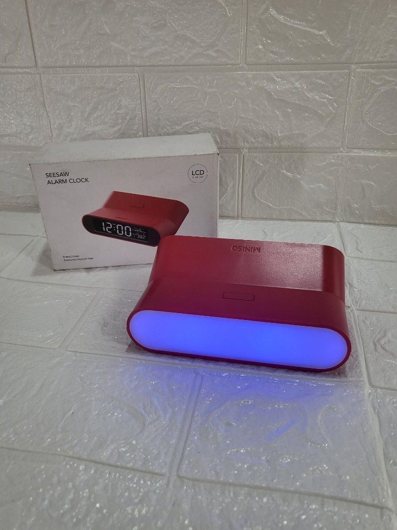 Miniso Alarm Clock, Furniture & Home Living, Office Furniture