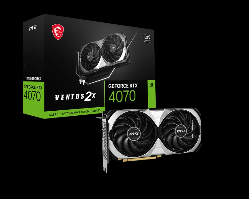 MSI GeForce RTX 4070 Ti VENTUS 2X 12G OC グラフィックボード