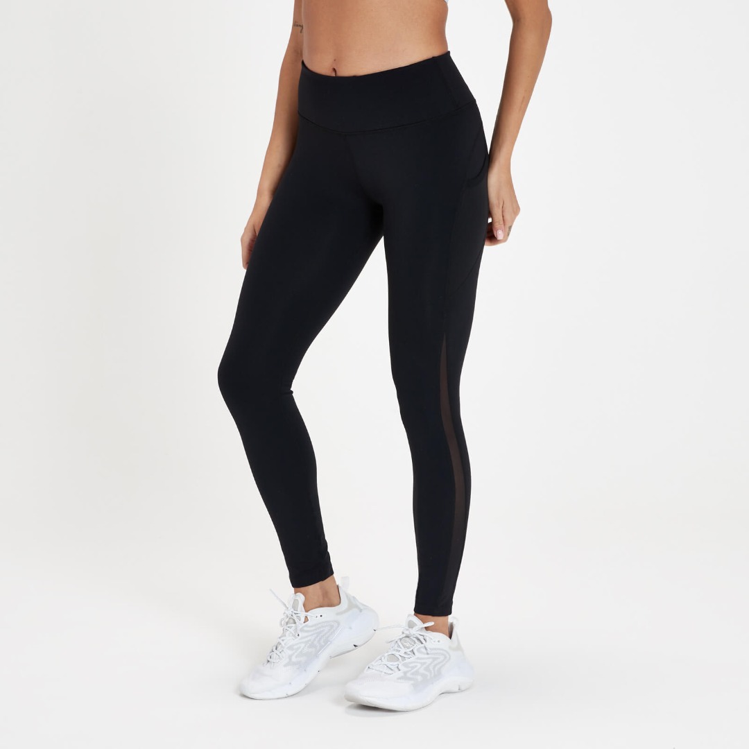 MyProtein High Waisted Power Leggings W/ Pockets [Black, UK10], Women's  Fashion, Activewear on Carousell