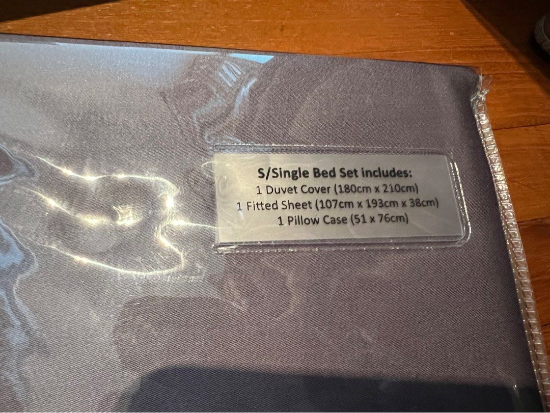Mystique 100% tencel luxury bedding gift set super single purple (Category: Bedding & Towels) located in Singapore. Submitted by crazyforcosmetics (Listing ID 1226375203, Image 3). Description: .