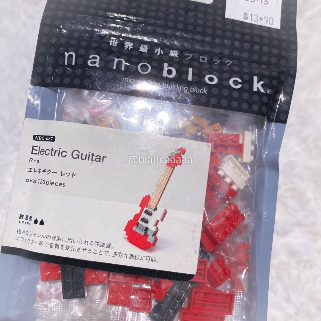 Nano Blocks - ELECTRIC GUITAR, Hobbies & Toys, Toys & Games on Carousell