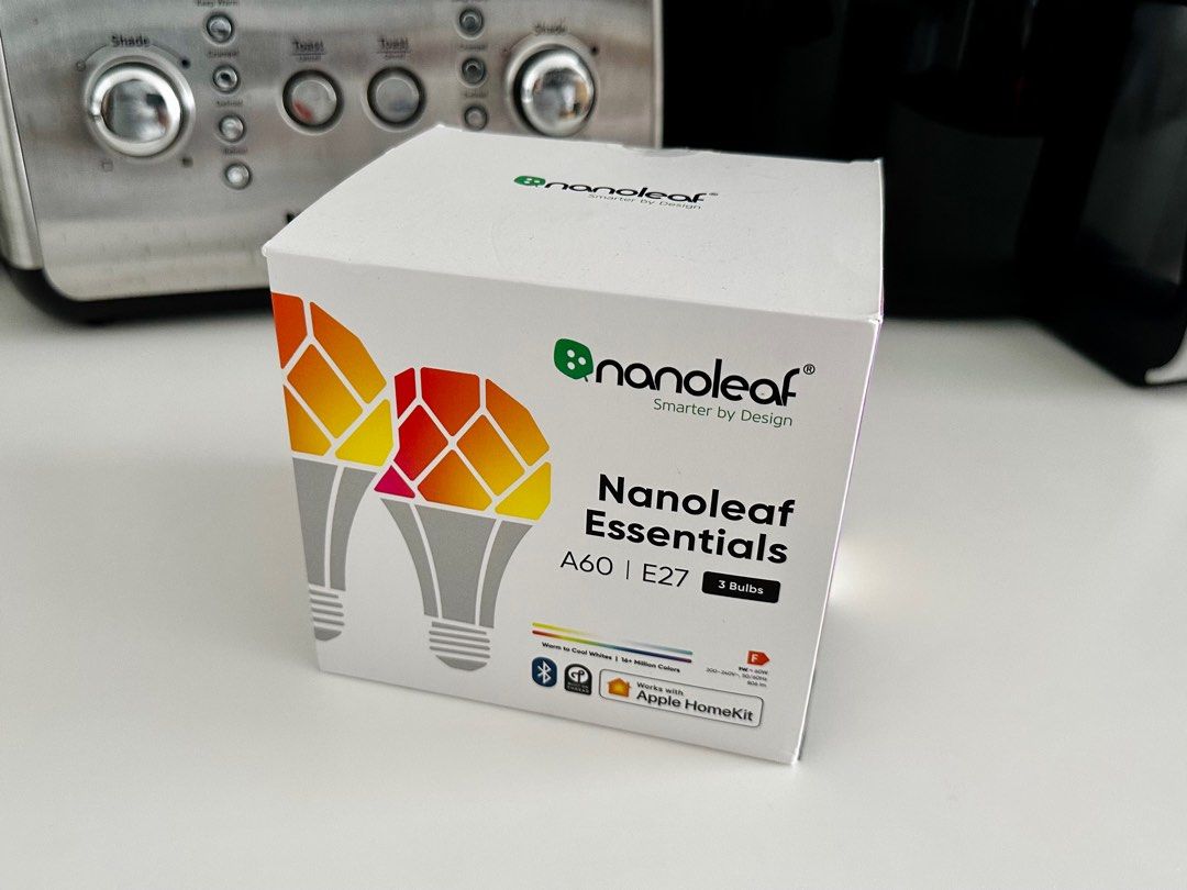 Nanoleaf Essentials A60|E27 Bluetooth & Thread Smart LED Light Bulb - 3 ...
