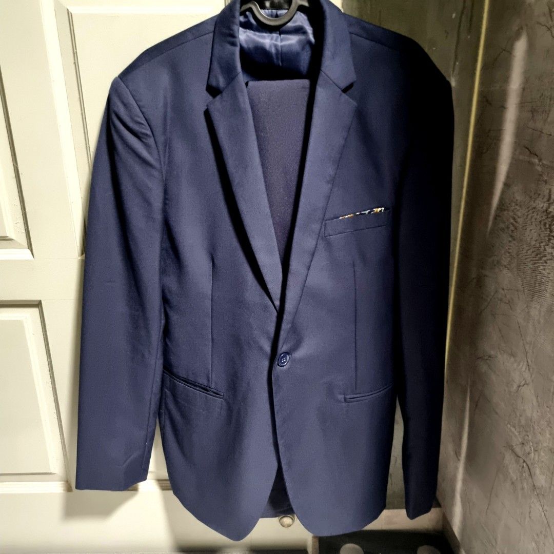 11755 Navy Blue Mens Blazer Jacket