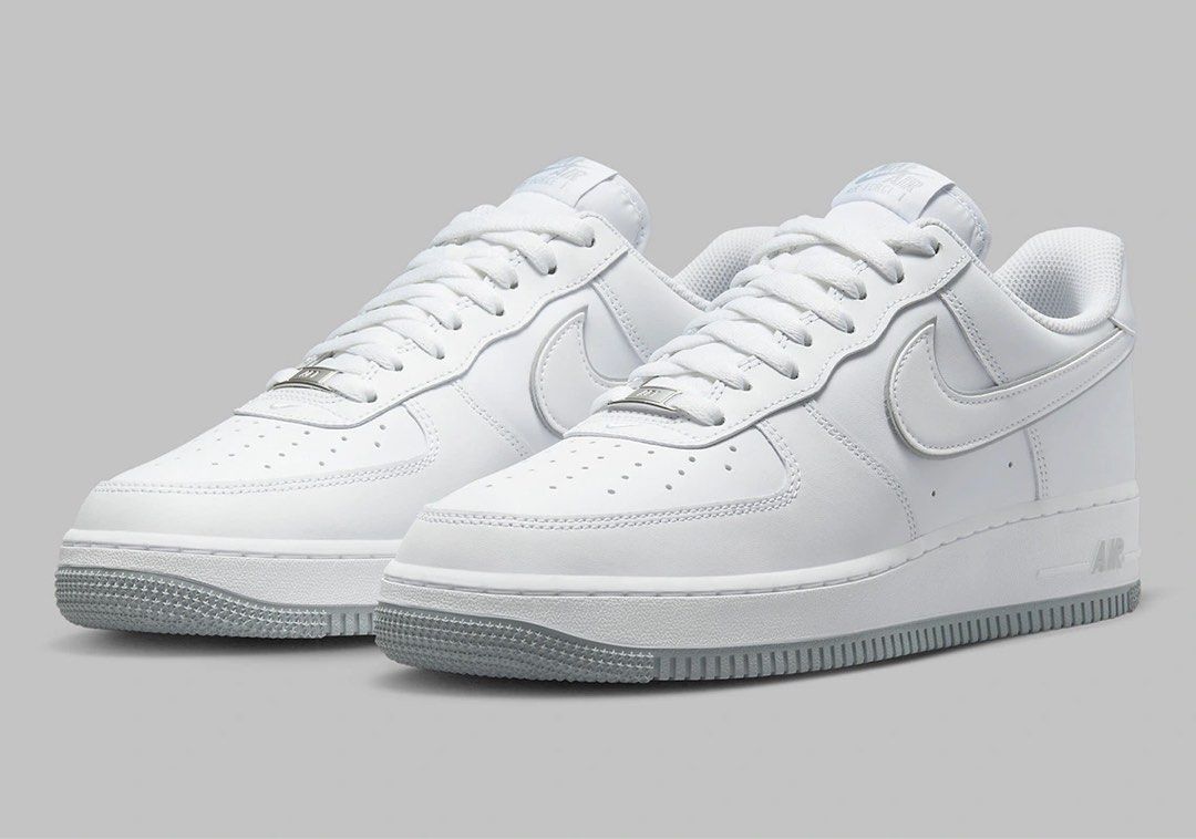 Nike air force 1 gray and white Clearance