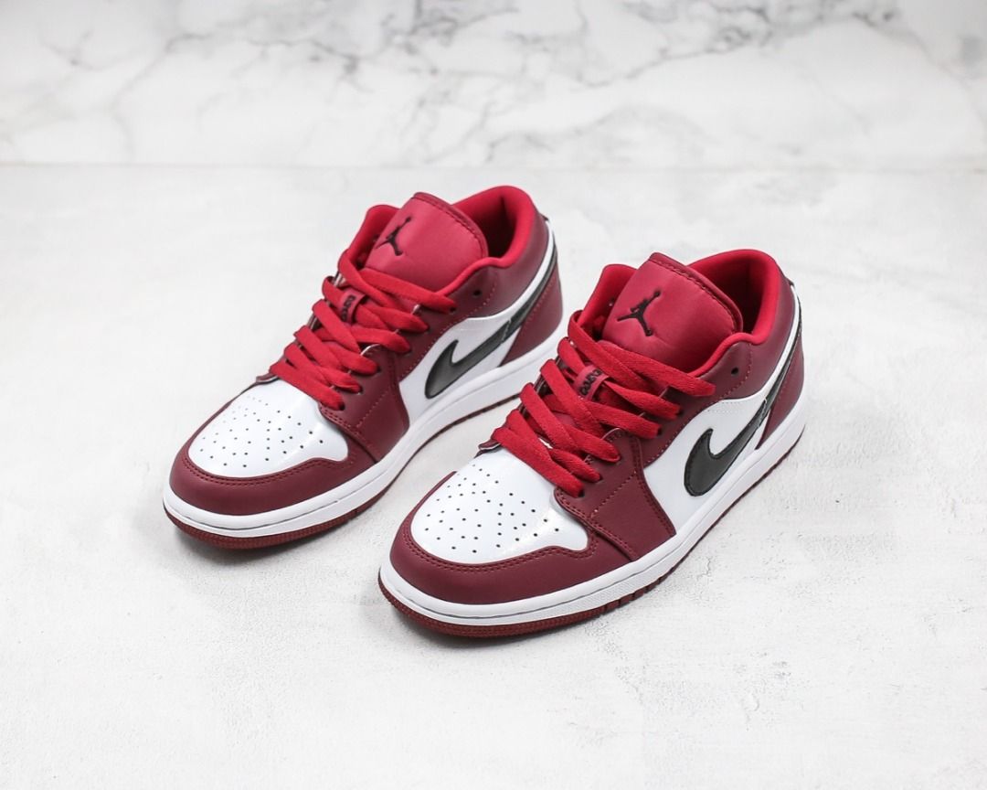 Nike Air Jordan 1 Low Noble Red, Men's Fashion, Footwear, Sneakers on