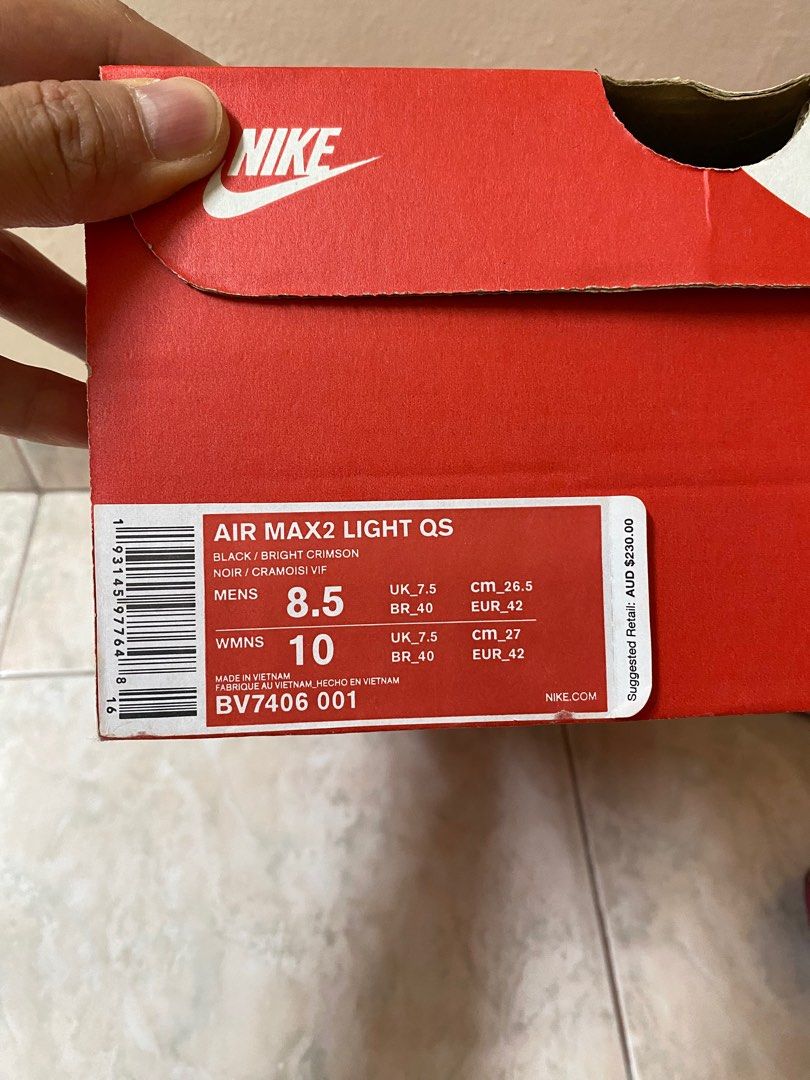 Air max 2 light sale noir