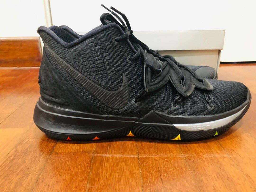 Kyrie 5 sale all black rainbow