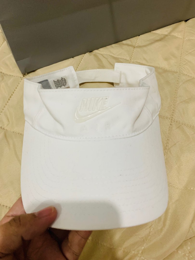 white nike sun visor