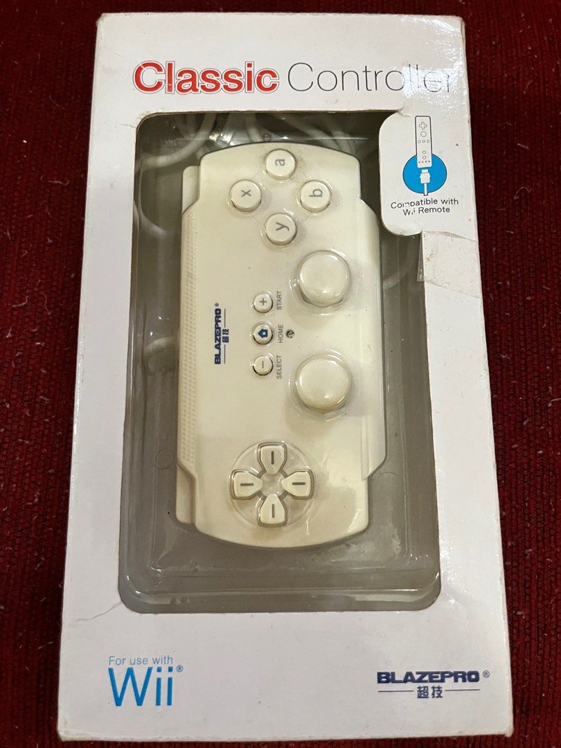 Nintendo Wii Classic Controller (Category: Nintendo) located in Caloocan City. Submitted by snapshop_ph (Listing ID 1226366113, Image 1). Description: 💟 Good cosmetic condition with box 💟 Compatible with wii remote 💟 Untested 💟 Lalamove, Flash Gcash payment 💟 North Caloocan area.