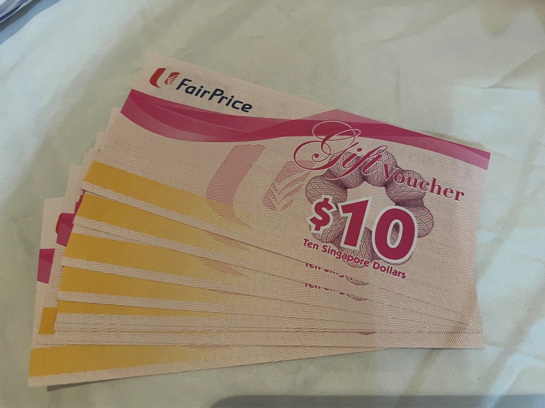 NTUC FairPrice voucher 10 x 10 (Jan 2025), Tickets & Vouchers