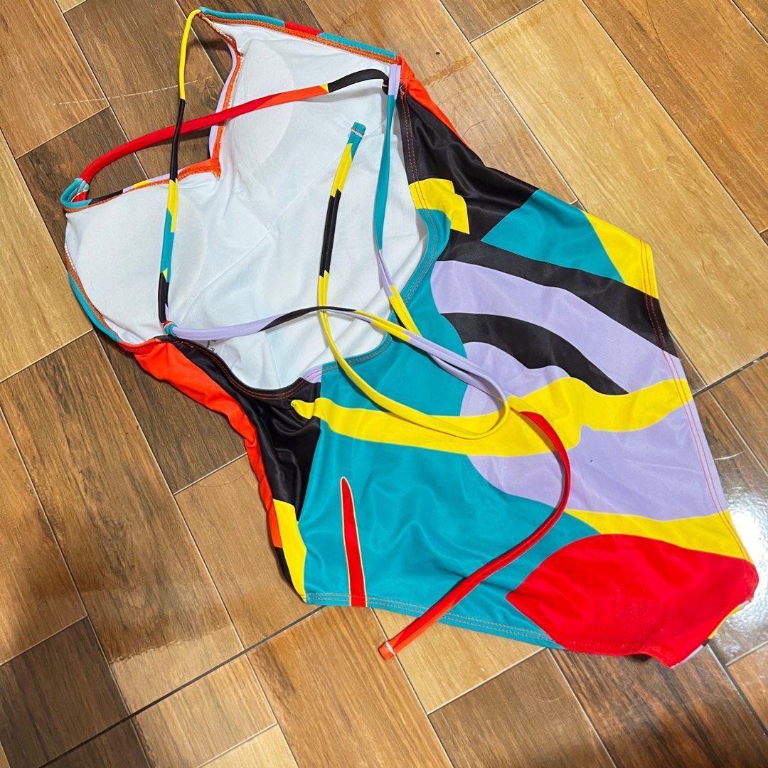 Oncepiece swimsuit (Category: Bikinis & Swimsuits) located in Quezon City. Submitted by cheverloo (Listing ID 1226412002, Image 3). Description: Fit to small-medium frame. Used once. Padded. Original price 476php selling for only 180php. #swimwear #swimsuit #summeroutfit #highwaistedswimsuit #highwaistedswimwear #bikini #highwaist.