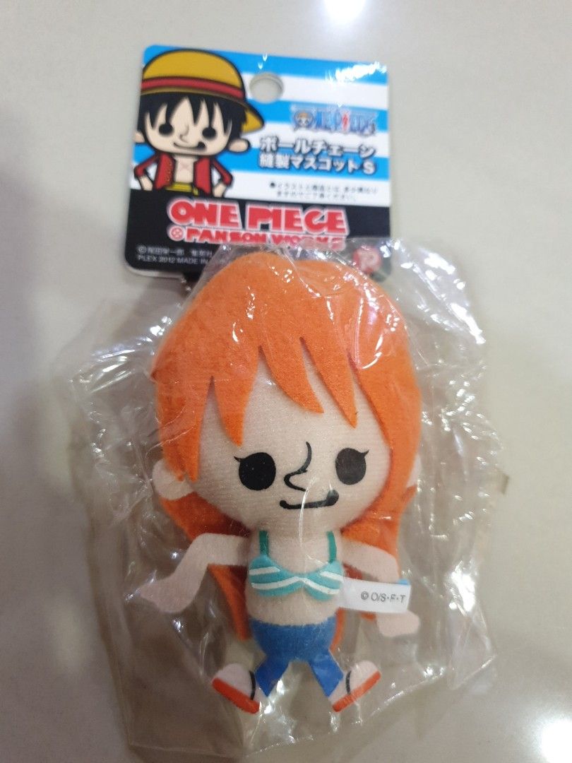 One piece Nami plush keychain, Hobbies & Toys, Toys & Games on Carousell