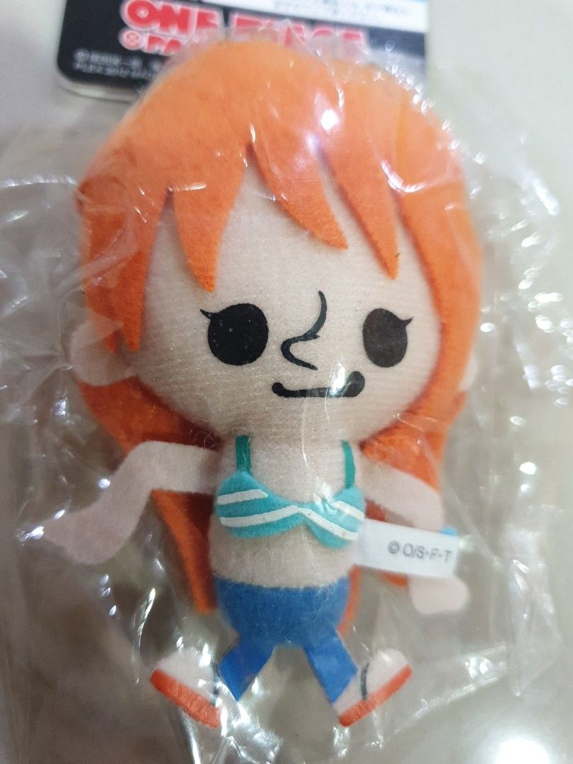 One piece Nami plush keychain, Hobbies & Toys, Toys & Games on Carousell