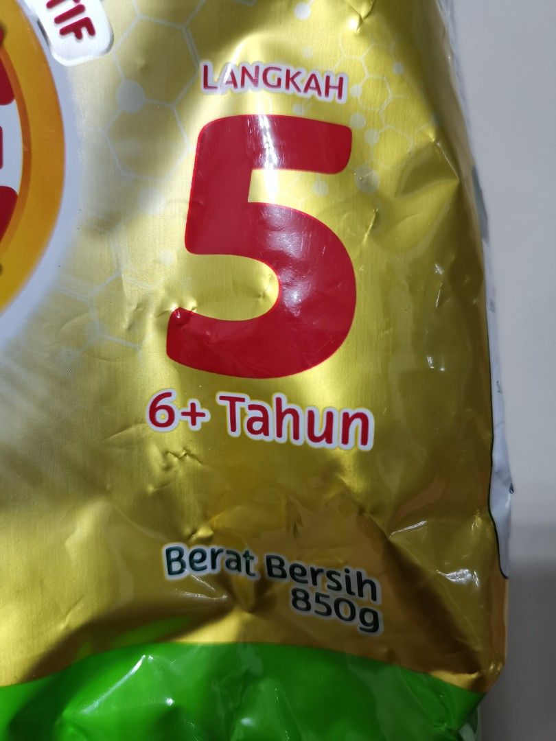 Original Asli flavor Dugro Step 5 milk powder 850G. Expire 13 JUL 2023