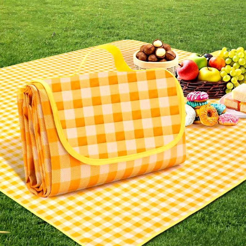 Outdoor picnic mat waterproof and moisture proof portable foldable field camping mat tablecloth Mat Beach Blanket