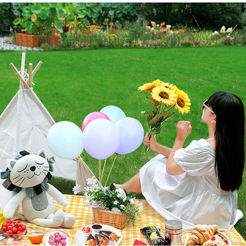 Outdoor picnic mat waterproof and moisture proof portable foldable field camping mat tablecloth Mat Beach Blanket Furniture Home Living Outdoor Furniture on Carousell