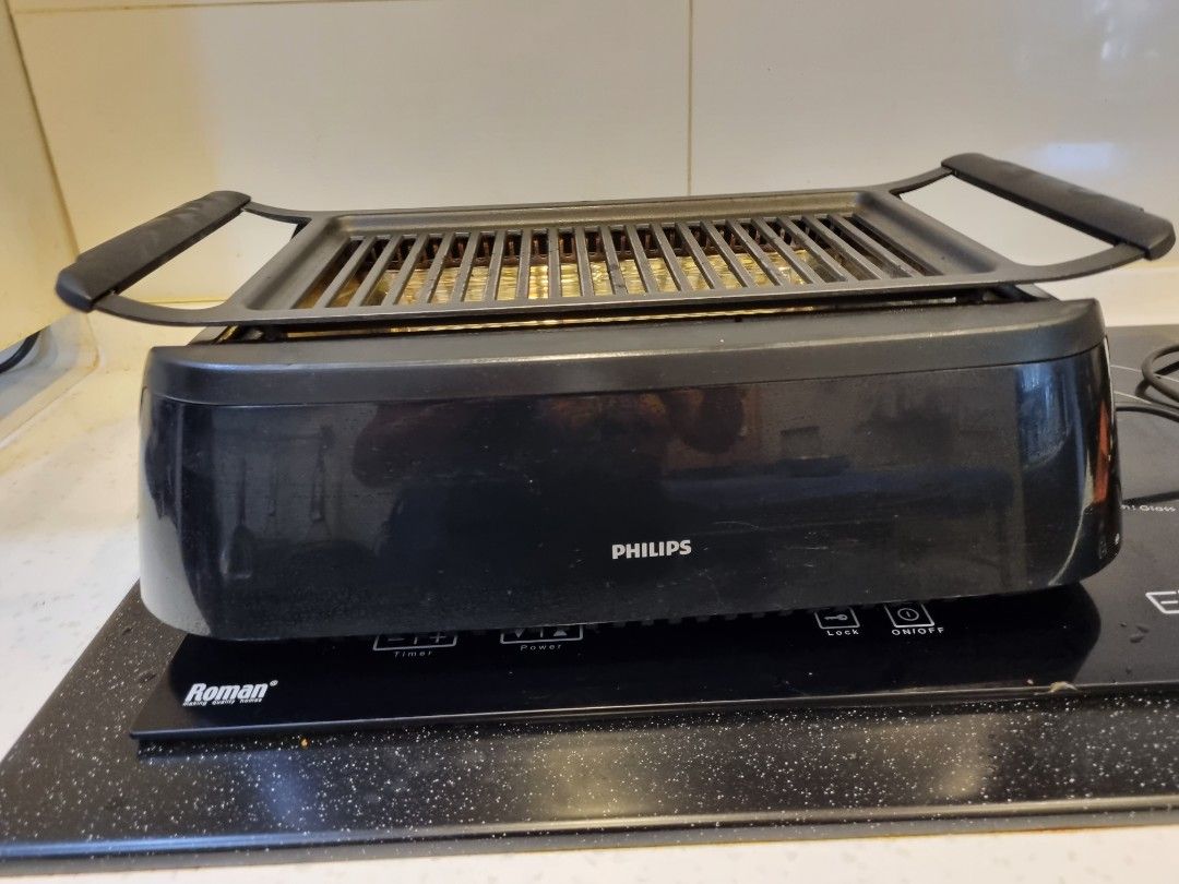 Philips Smokeless Indoor Grill, TV & Home Appliances, Kitchen