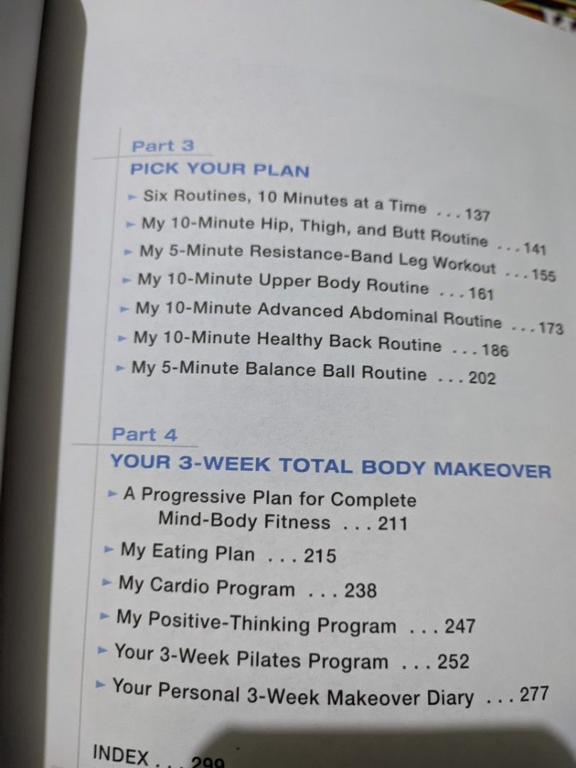 Pilates for every body by Denise Austin (Category: Storybooks) located in Dasmarinas. Submitted by monc.monc (Listing ID 1226369323, Image 2). Description: 13apr2023. Heavily used. this is a second hand book. Hence, expect some writings on page margins and edges , higlighted lines , brownish, spots, dusts, warp and creases. Don't raise your expectations..