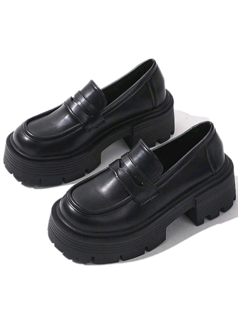 loafers platform heels womens