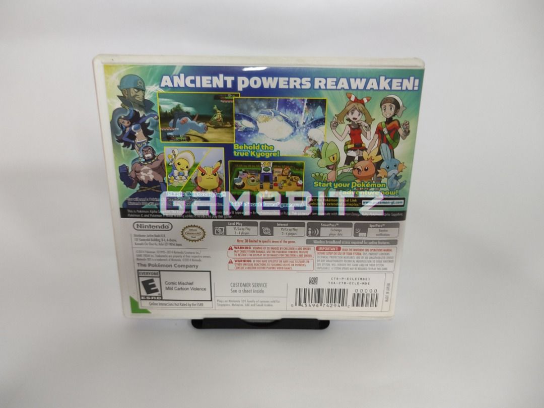 Pokemon Alpha Sapphire 3DS 2DS Nintendo Game (USA/MDE) (Category: Nintendo) located in Tarlac. Submitted by gamebitzph (Listing ID 1226459727, Image 2). Description: Pokemon Alpha Sapphire for Nintendo 2DS/3DS (USA Region) Case, cartridge, inserts Pre-owned/Used The game cartridge has been tested and working location: Tarlac area shipping: J&T or LBC (payment first via gcash or bank account) COD is also available Message us for any inquiries, mor