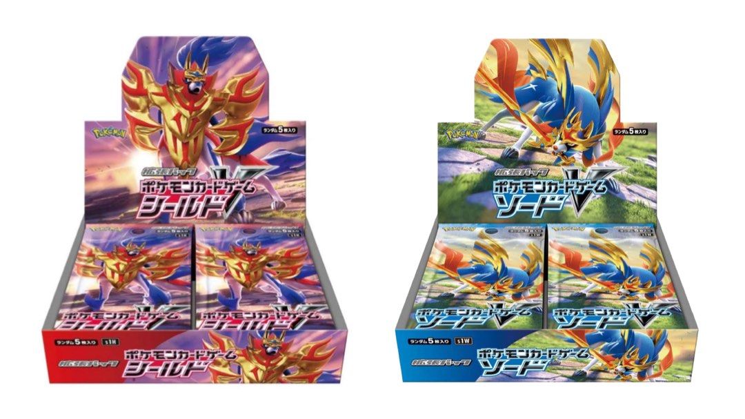 Pokemon Sword and Shield Japanese Booster Box S1W S1H, Hobbies & Toys, Toys  & Games on Carousell