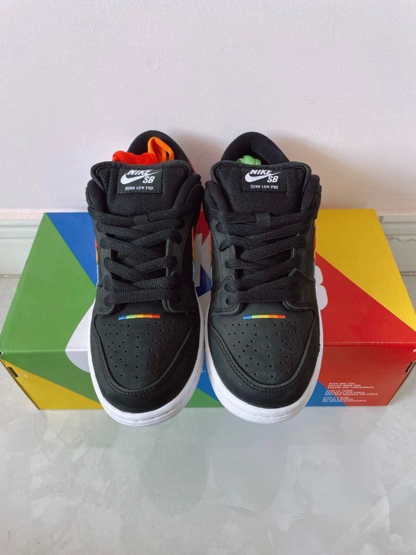 📌Polaroid寶麗來x Nike Dunk SB Low Pro QS 'Beyond the Rainbow'黑