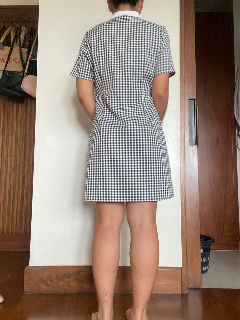 Pomelo Gingham Dress (Category: Dresses) located in Quezon City. Submitted by clothesandclutter (Listing ID 1226383283, Image 3). Description: Sf c/o buyer Loc: Katip QC (near UP Town Center).
