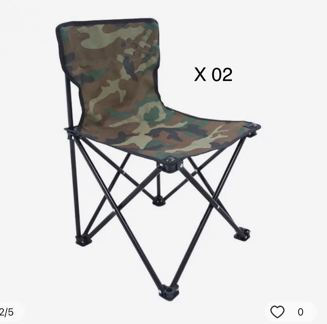 Portable camping chair and table, Sports Equipment, Hiking & Camping on