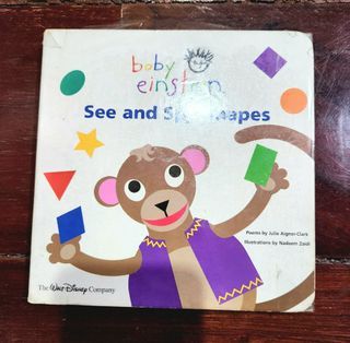 Preloved Baby Einstein book See and Spy Shapes