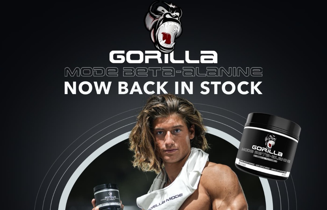 {{PreOrder}} Gorilla Mode Beta Alanine From Gorilla Mind Pre Workout