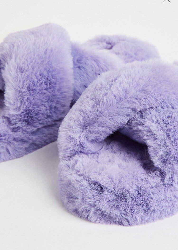 Purple bedroom slippers hot sale