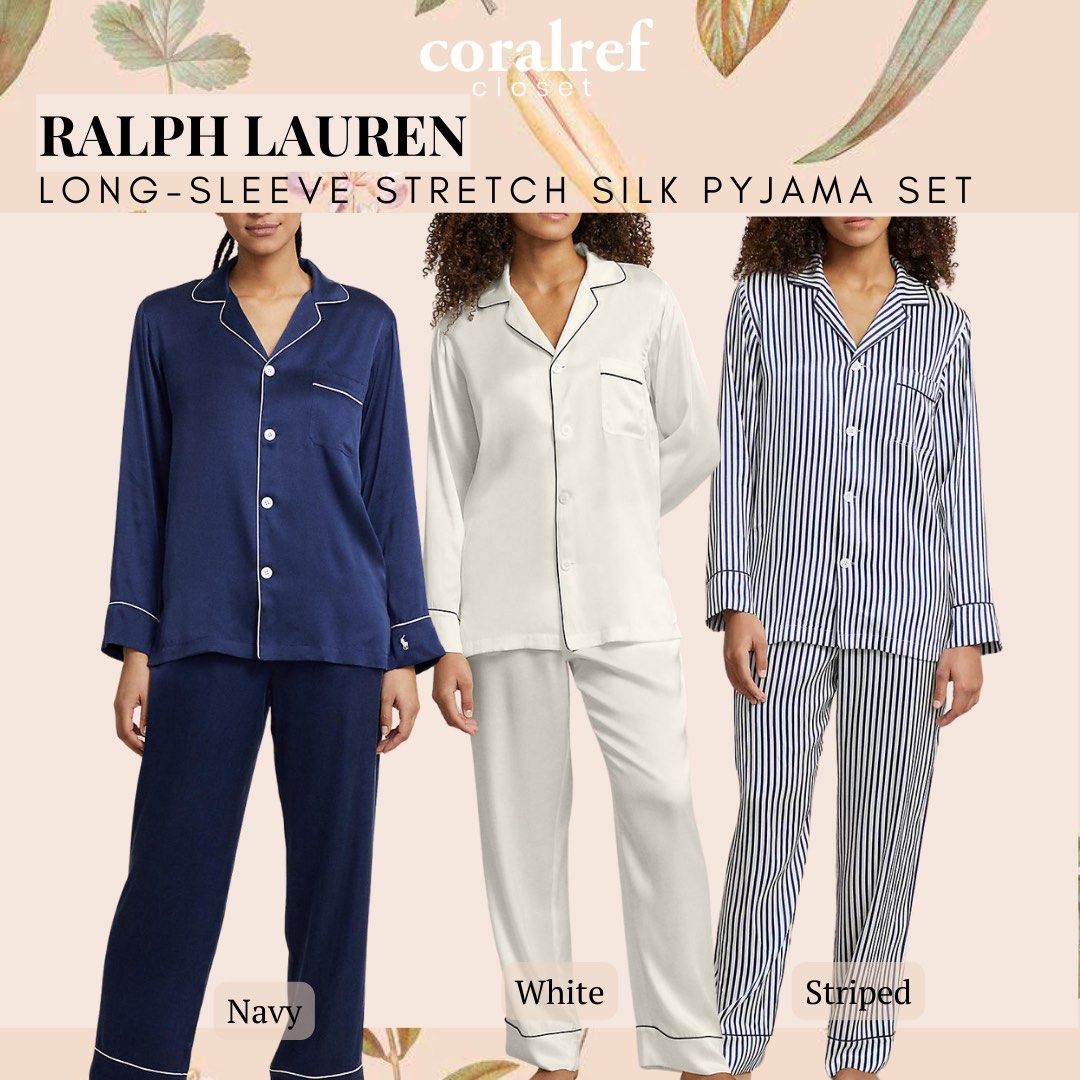 Ralph lauren best sale silk pajamas