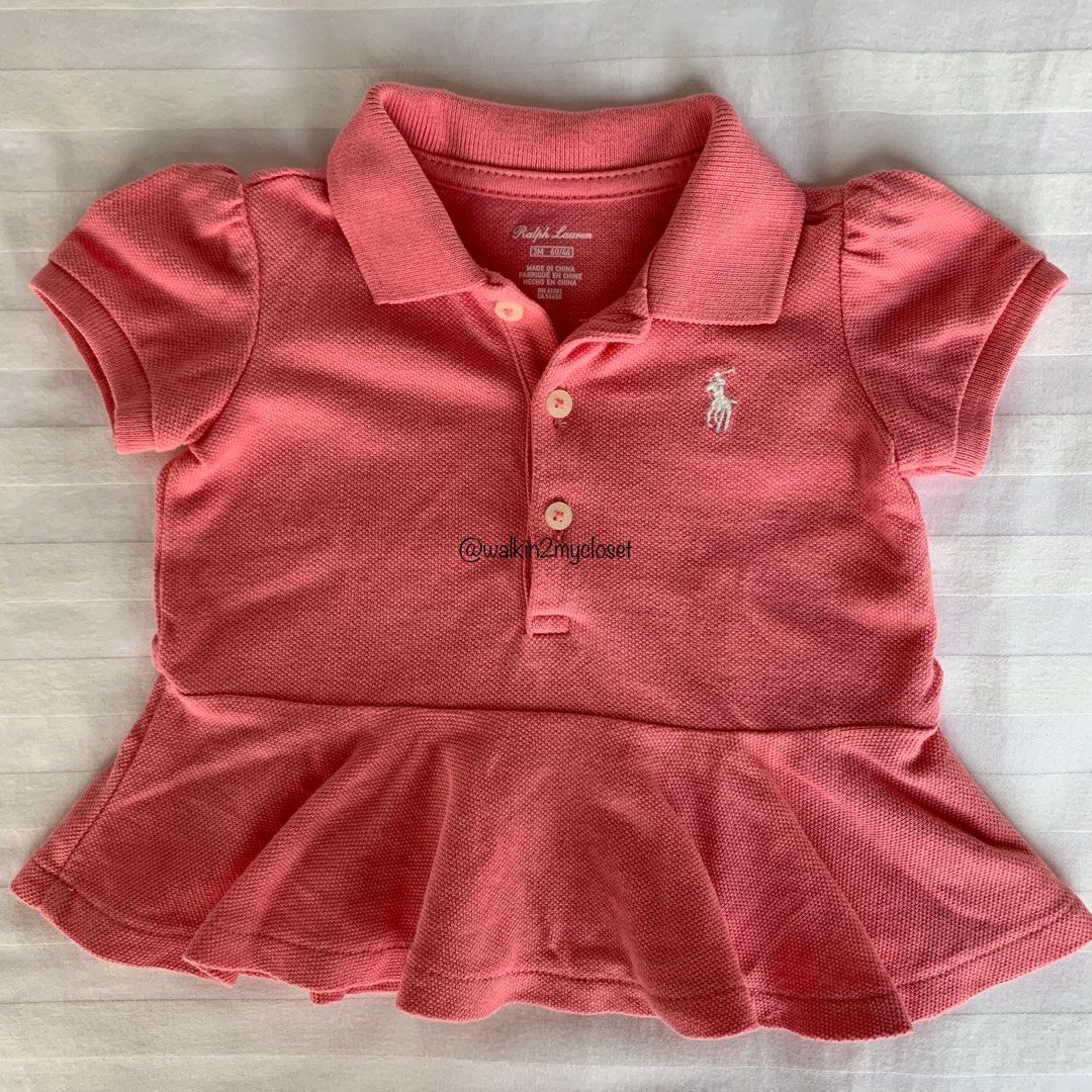 RALPH LAUREN Baby Girl Polo Shirt