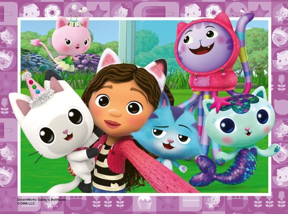 (READY STOCK) Ravensburger Gabby's Dollhouse Four In A Box jigsaw ...