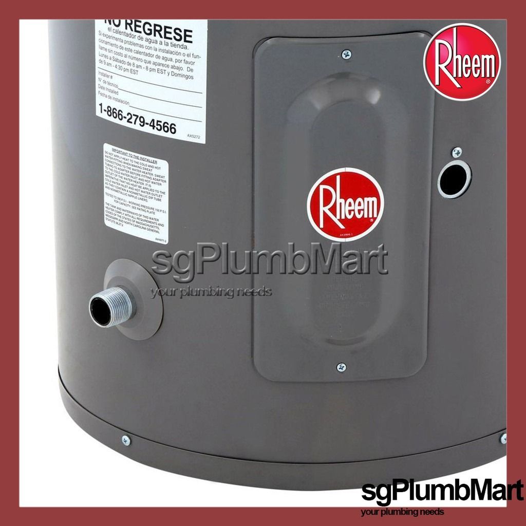 Rheem 15 Gallon Vertical Storage Water Heater 65SVP15S, TV &amp; Home ...