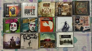 Rock Band Albums ( Green Day, My Chemical Romance, Linkin Park, Panic at the Disco, Simple Plan )