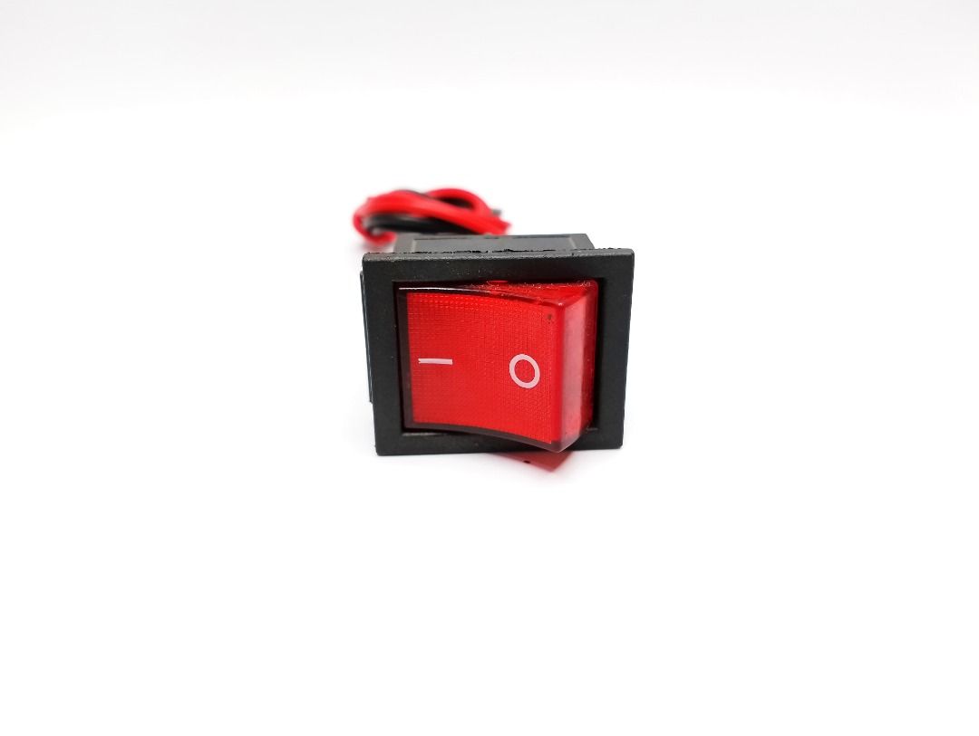 ROCKER SWITCH 6-PIN KCD4 ON-OFF with WIRE, 16A 250VAC 20A 125VAC, HEAVY ...