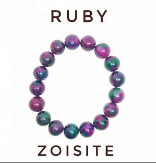 Ruby Zoisite bracelet